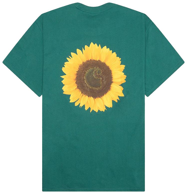 Carhartt WIP Short Sleeve Sunflower T Shirt Rainforest