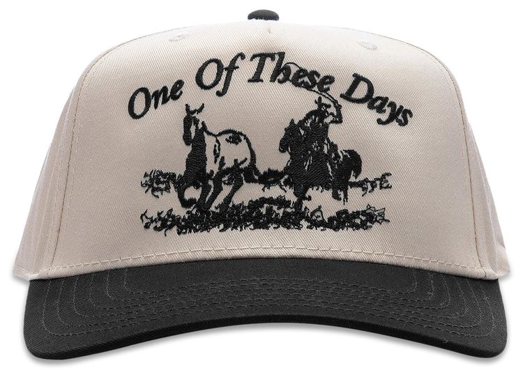One Of These Days Just For A Moment 5 Panel Hat Natural Black