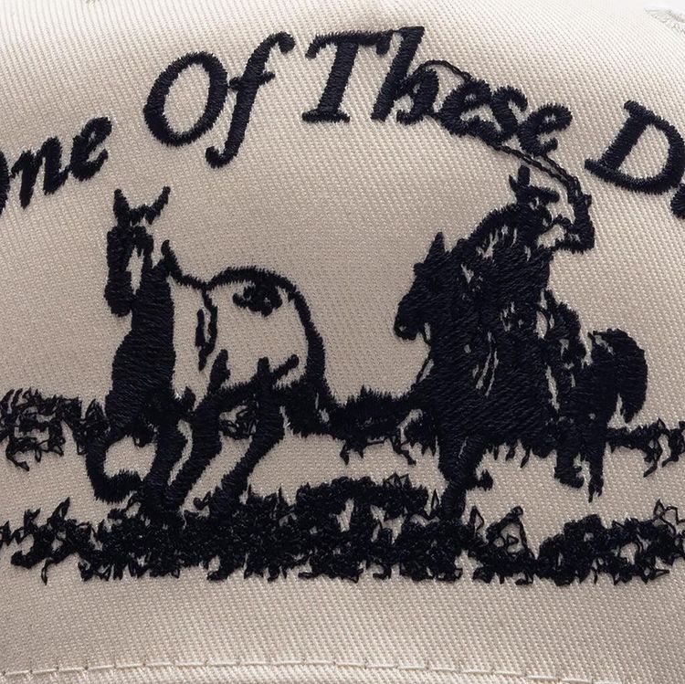 One Of These Days Just For A Moment 5 Panel Hat Natural Black