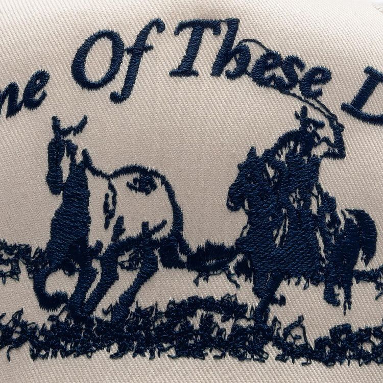 One Of These Days Just For A Moment 5 Panel Hat NavyNatural