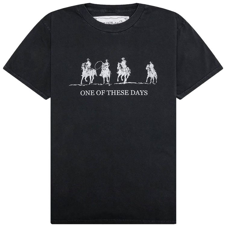 One Of These Days Team Logo Tee Black