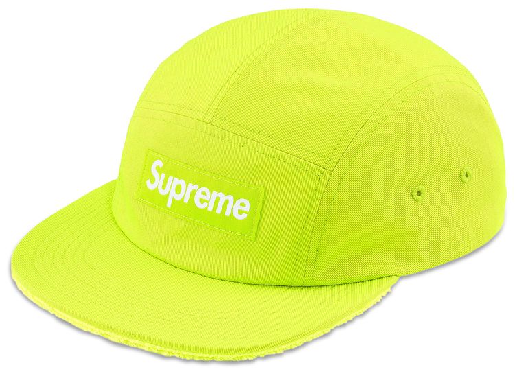 Supreme Reversible Terry Camp Cap Fluorescent Yellow