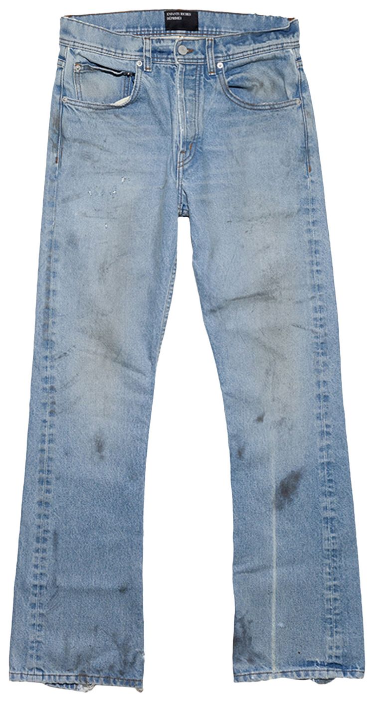 Enfants Riches Deprimes Classic Flare Leg Jeans Dirty Blue