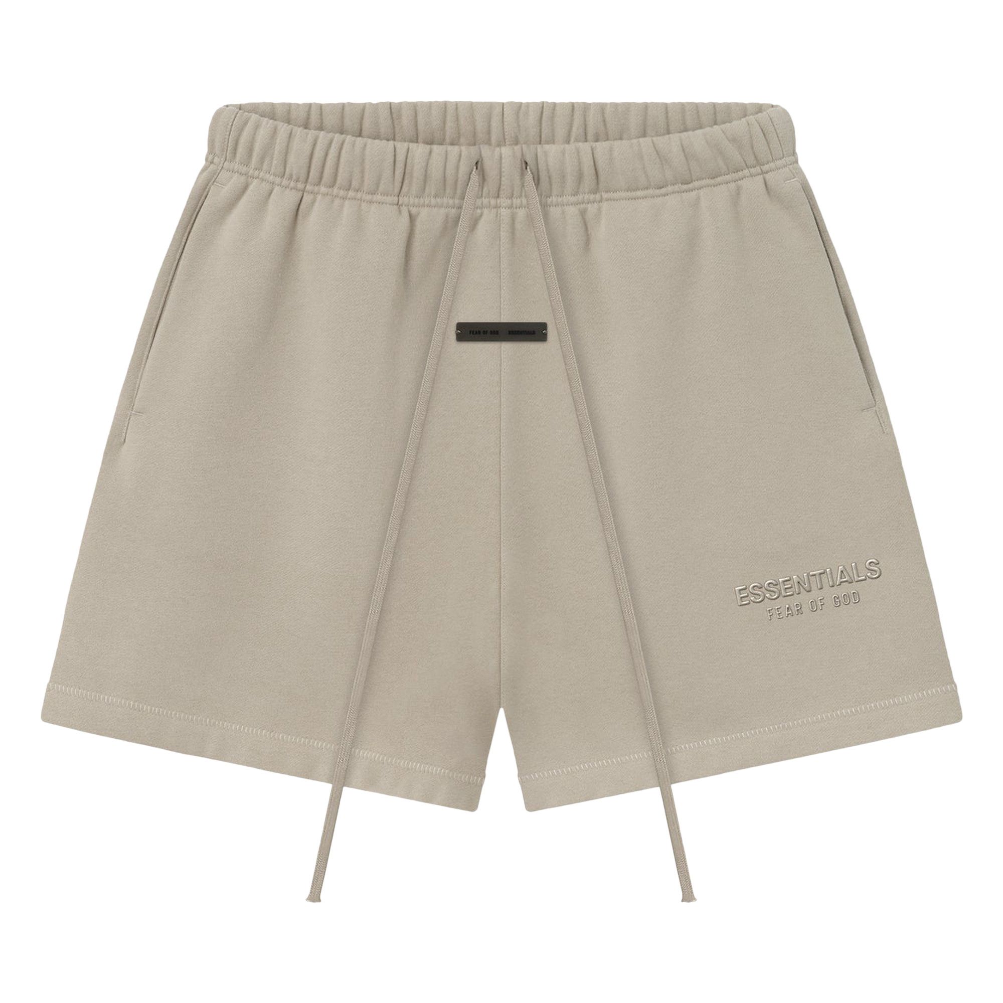 Buy Fear of God Essentials Soccer Fleece Shorts 'Timber