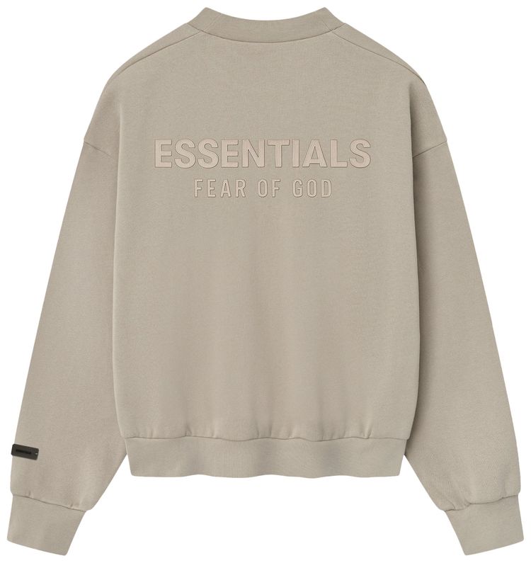 Fear of God Essentials Classic Fit Fleece Crewneck Crewneck Timber