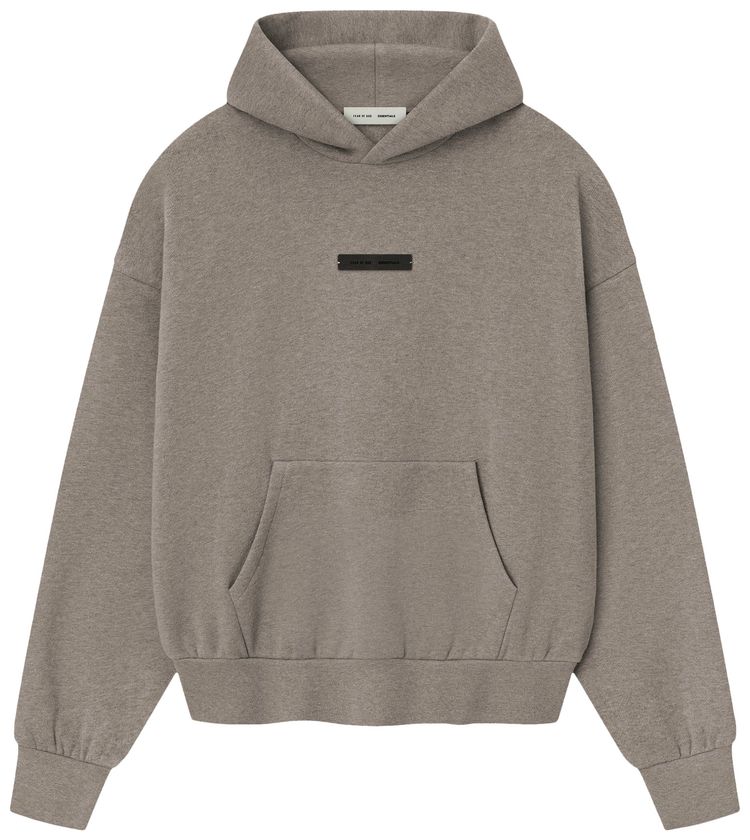 Fear of God Essentials Classic Fit Fleece Hoodie Homestead Heather