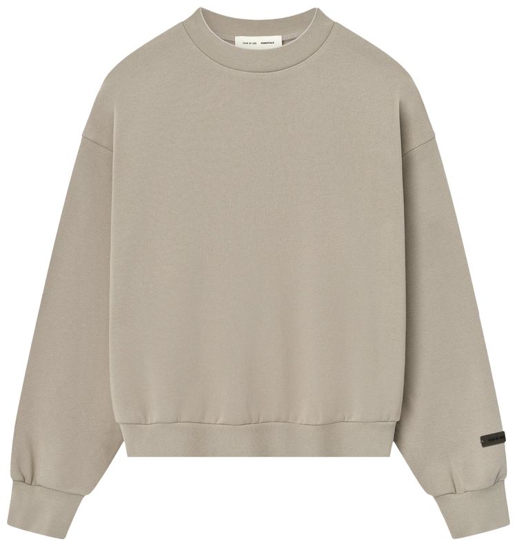 Fear of God Essentials Classic Fit Fleece Crewneck Crewneck Timber