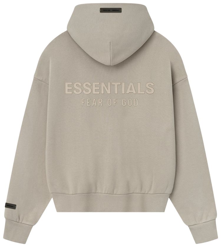 Fear of God Essentials Classic Full Zip Hoodie Timber