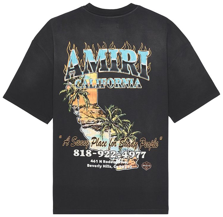Amiri Sunny Place Tee Black