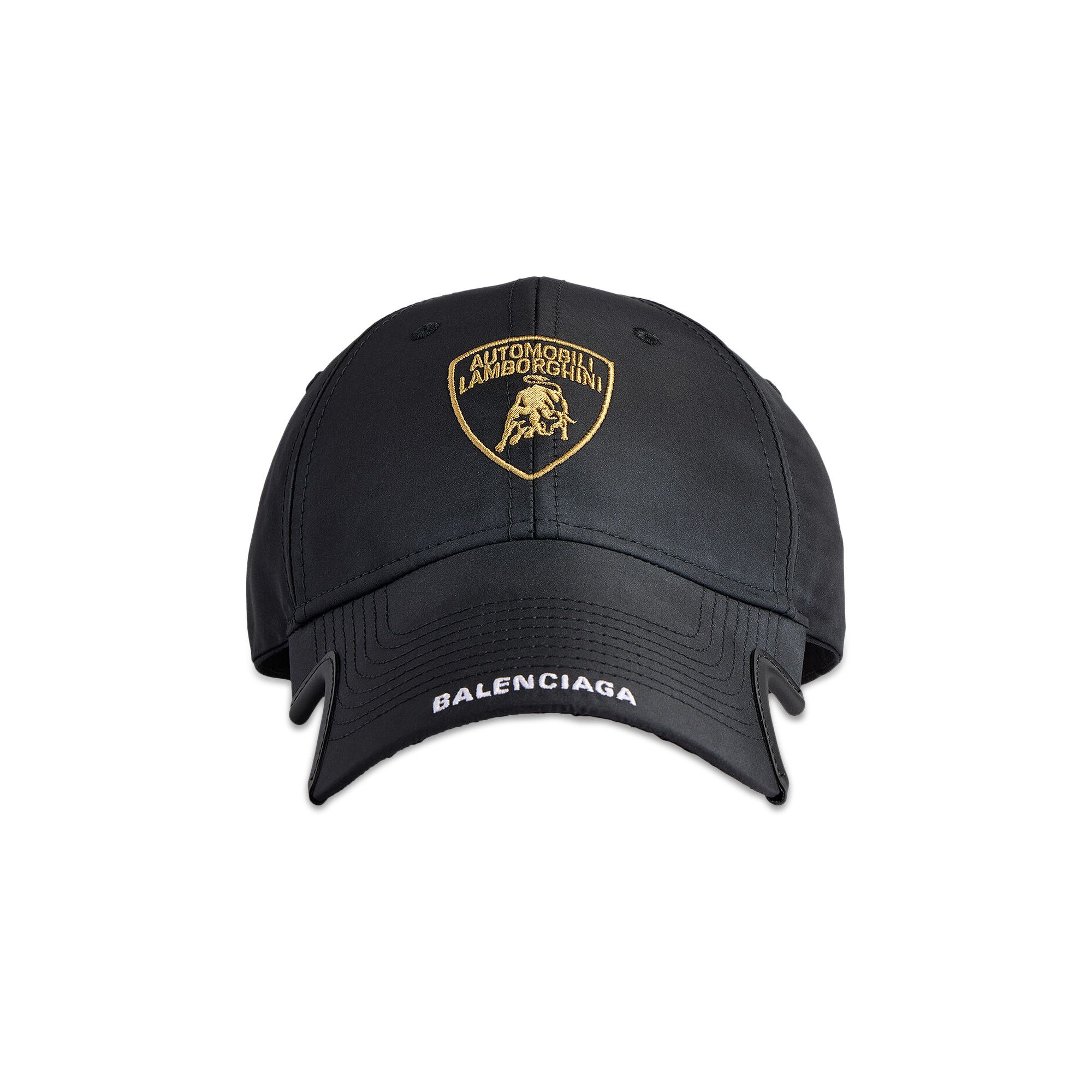 Buy Balenciaga x Lamborghini Cap 'Black' - 837059 4F1B6 1000 | GOAT IT