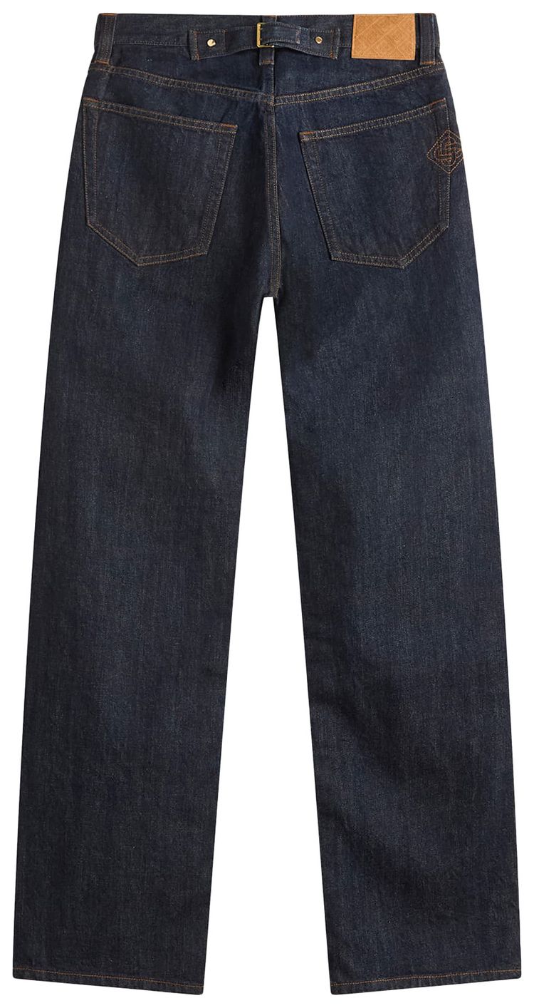 Casablanca Selvedge Embroidered Laurel Jeans Indigo