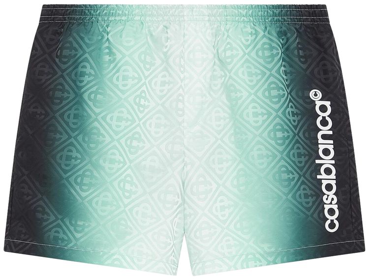 Casablanca Jacquard Printed Swim Shorts Gradient