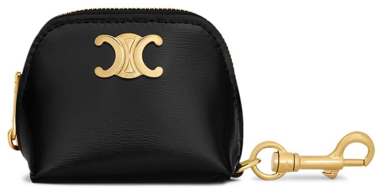 CELINE Micro Triomphe Charm Black