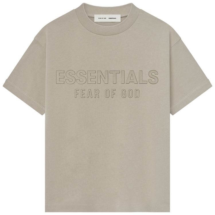 Fear of God Essentials Kids Classic Crewneck T Shirt Timber