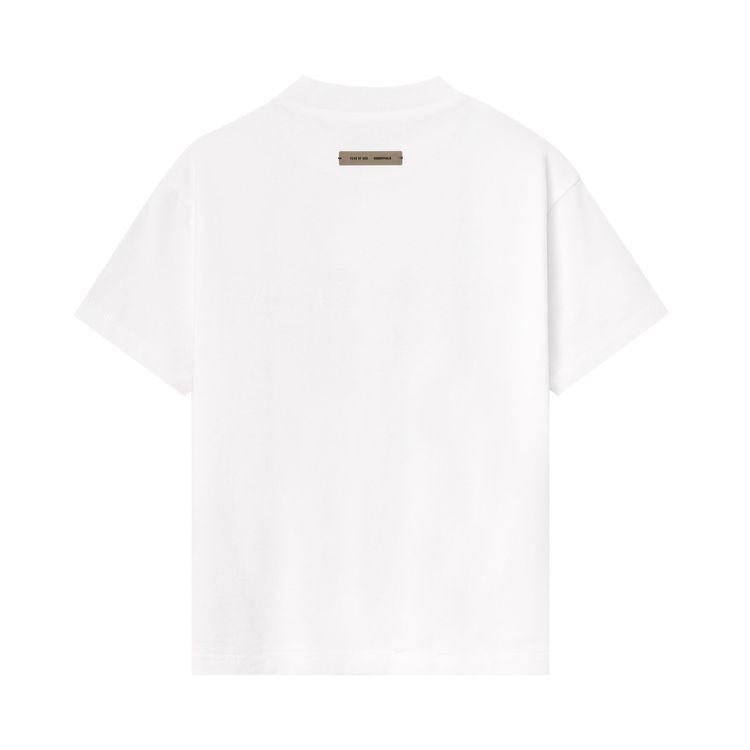 Fear of God Essentials Kids Classic Crewneck T Shirt Cloud White