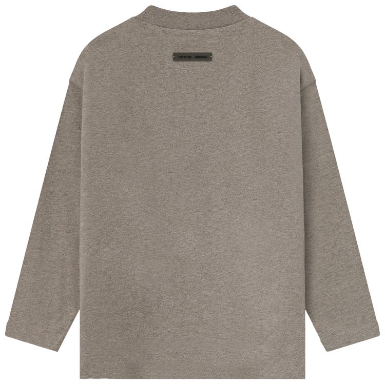 Fear of God Essentials Kids Classic Long Sleeve T Shirt Homestead Heather