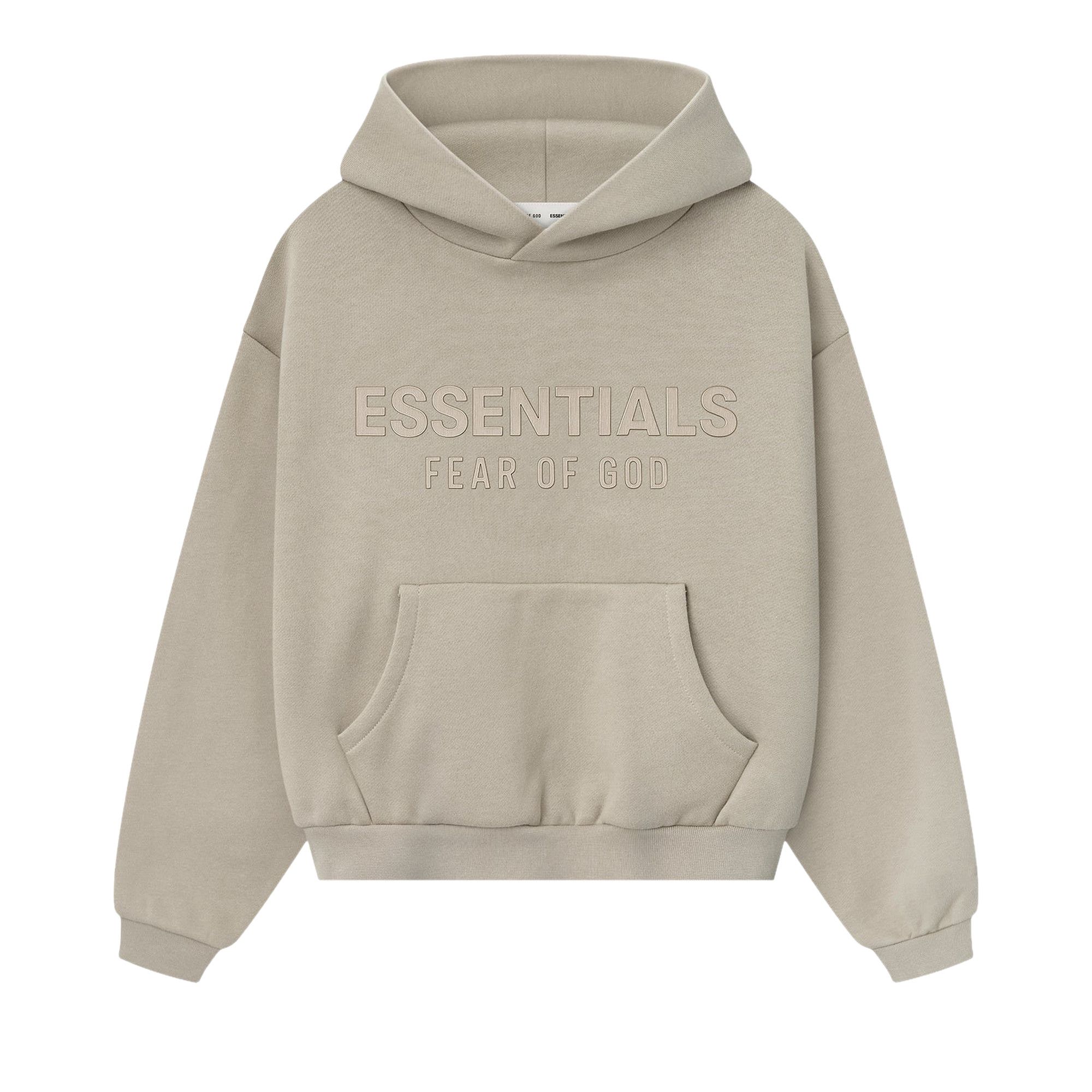 Buy Fear of God Essentials Kids Fleece Hoodie 'Timber