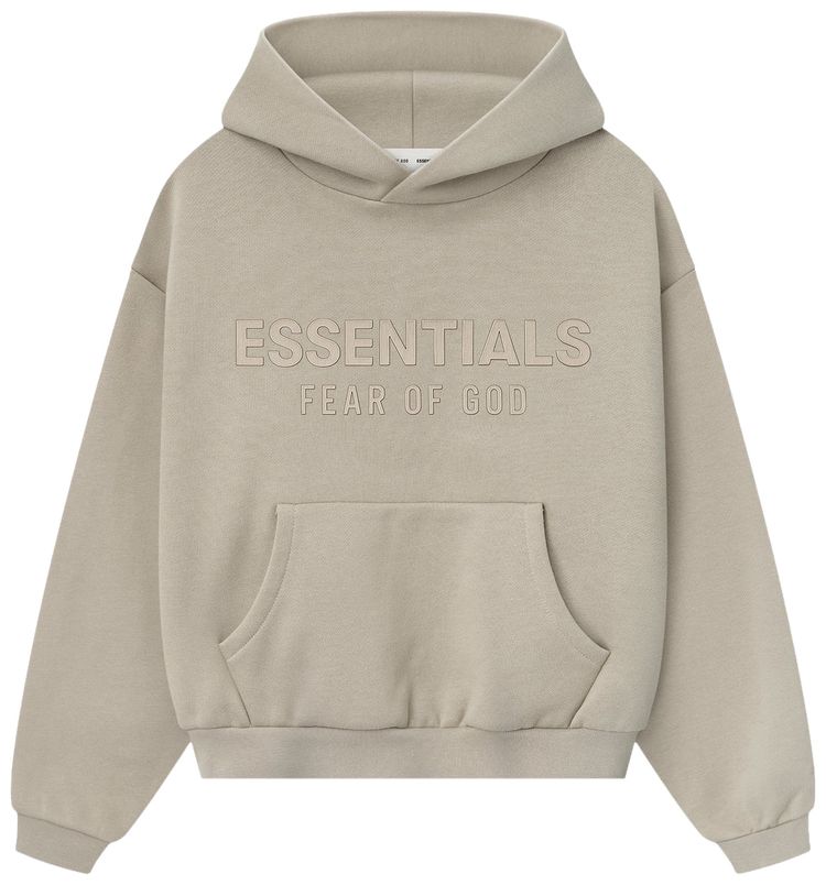 Fear of God Essentials Kids Fleece Hoodie Timber