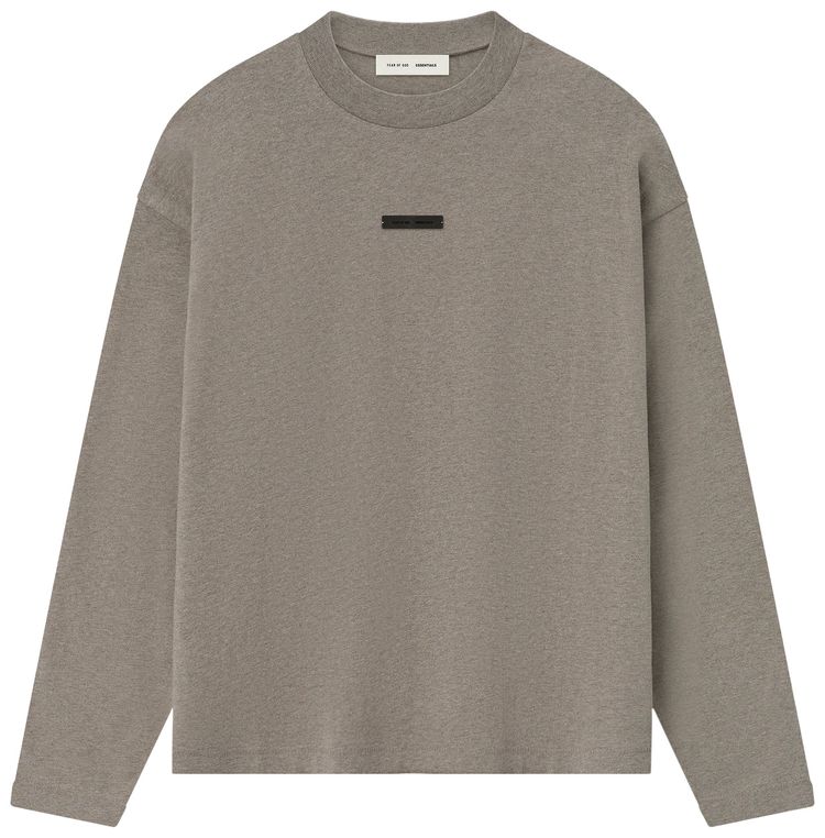 Fear of God Essentials Classic Fit Long Sleeve Tee Homestead Heather