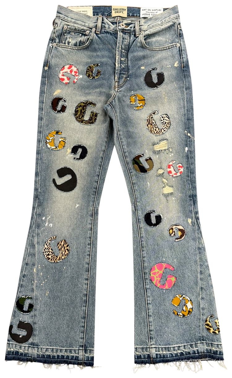 Gallery Dept G Time La Flare Jeans Medium Wash Indigo