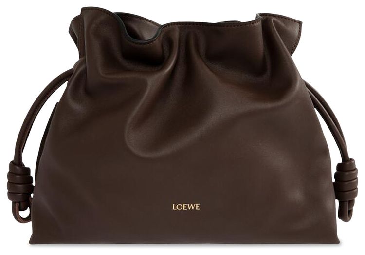 Loewe Medium Flamenco Clutch Chocolate