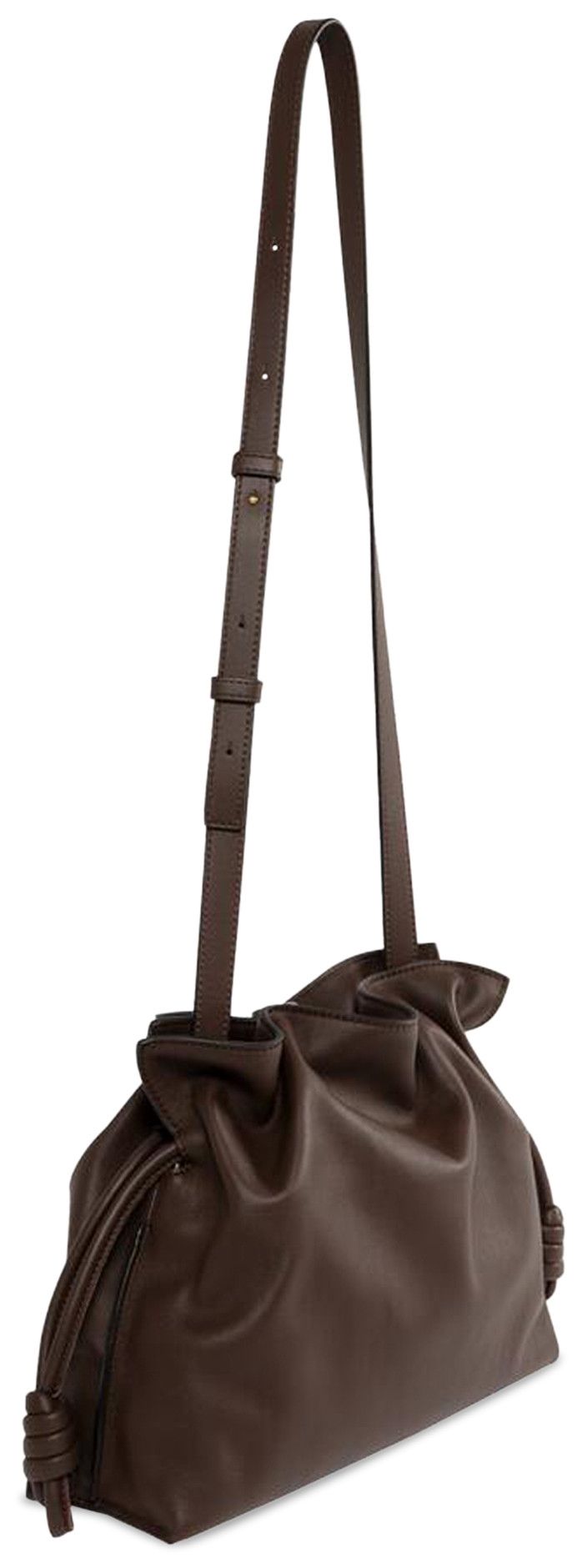 Loewe Medium Flamenco Clutch Chocolate