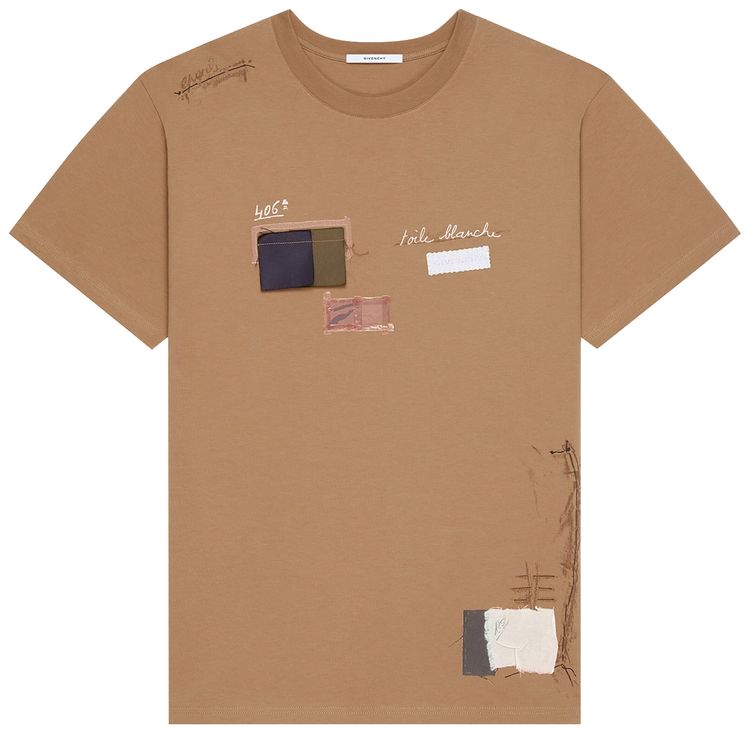 Givenchy Trompe Lil T Shirt Beige Camel