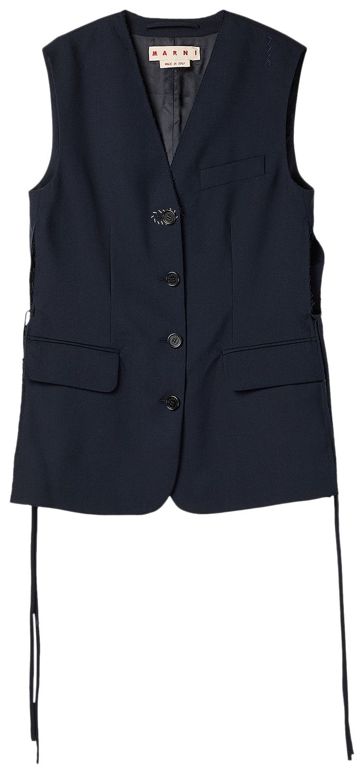 Marni Waistcoat BlueBlack