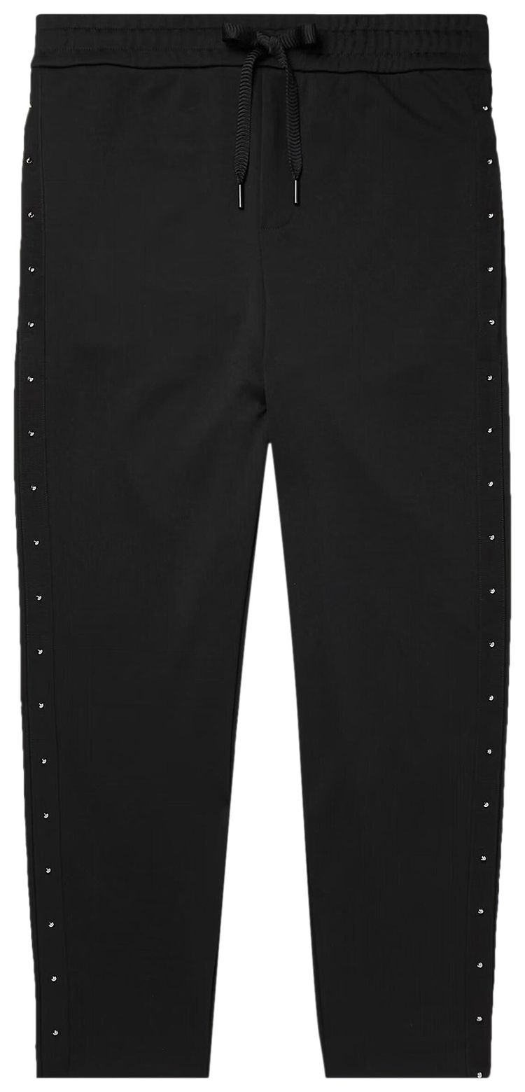 Moncler Studded Drawstring Track Pants Black