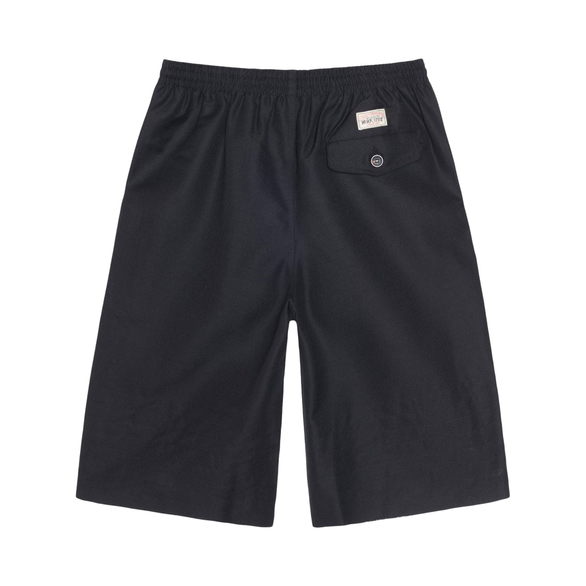 Our legacy x Stüssy TALL LAGUNA SHORT Our Legacy - Tall Laguna Short Black Wool