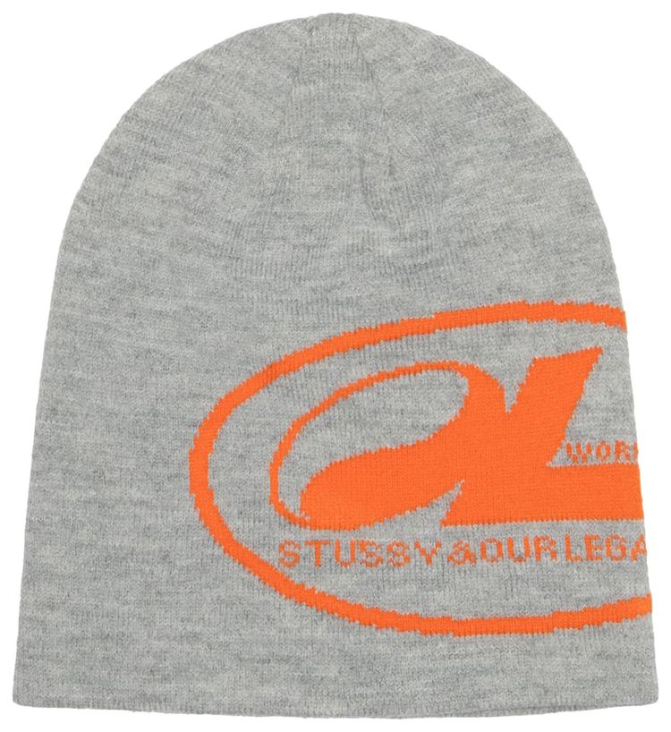 Stussy x Our Legacy Work Shop Oval Skullcap Heather Grey