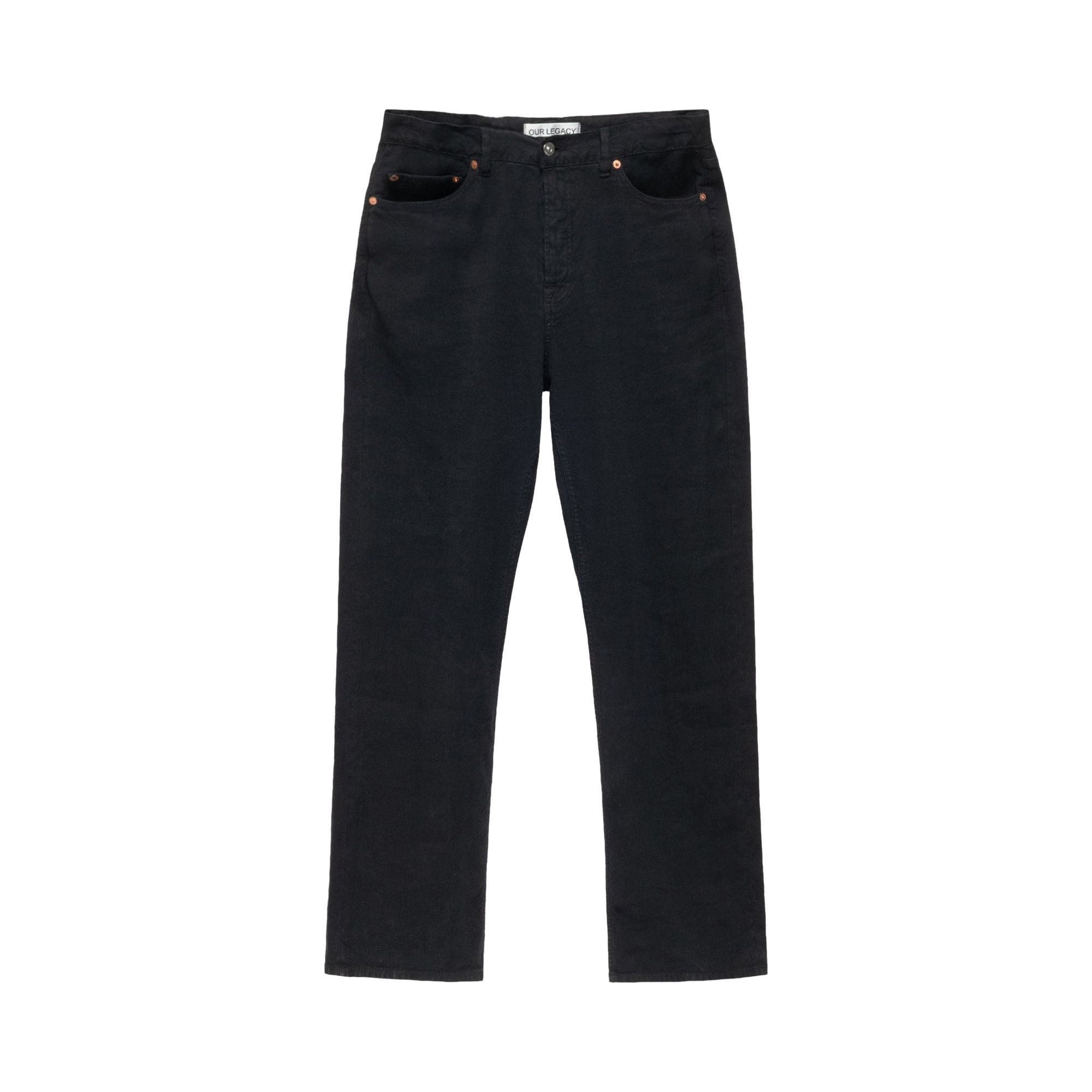 Buy Stussy x Our Legacy Work Shop Work Cut Trouser 'Overdye Black