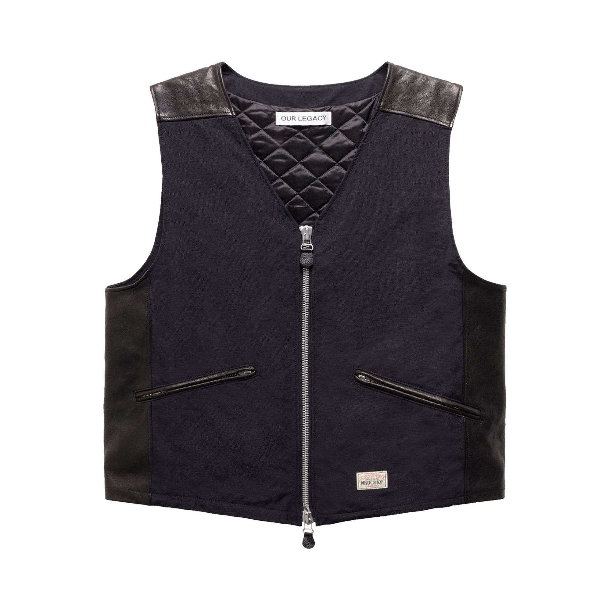 Buy Stussy x Our Legacy Work Shop Vest 'Black Nylon Cordura