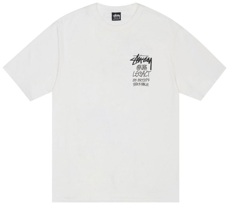 Stussy x Our Legacy Work Shop Surfman Tee Pigment Dyed Natural