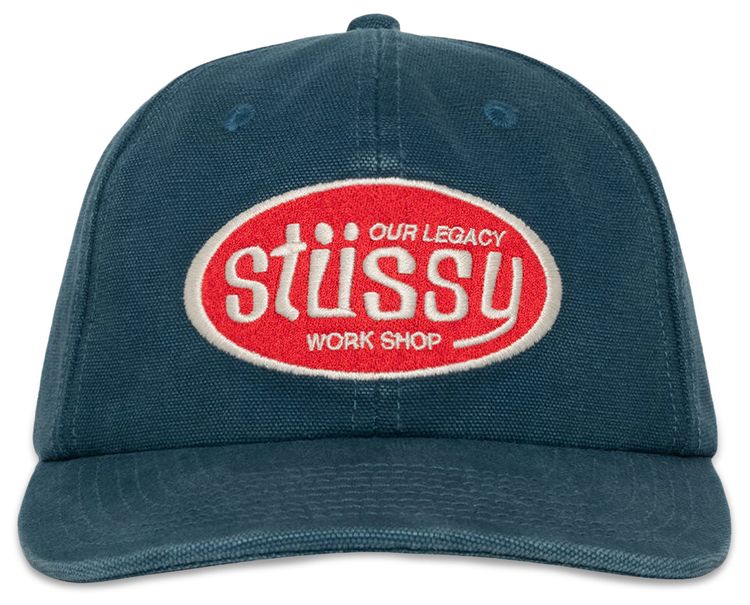 Stussy x Our Legacy Work Shop Mid Depth Cap Navy