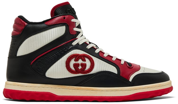 Gucci MAC80 High Black White Red
