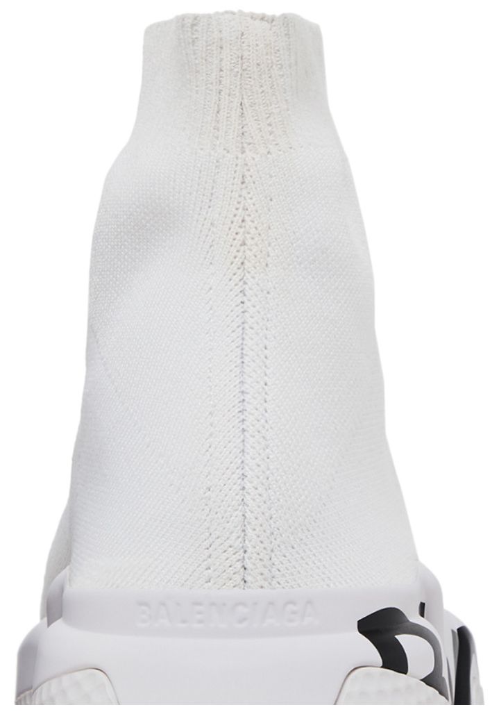 Balenciaga Speed Sneaker Midsole Graffiti   White Black