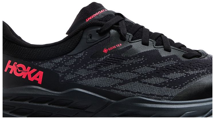 HOKA Wmns Speedgoat 5 GORE TEX Black Red