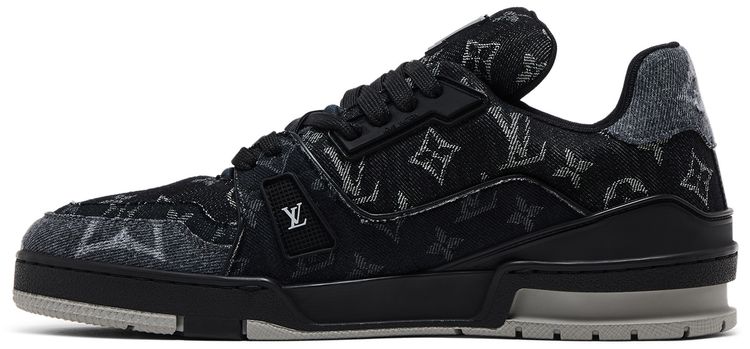 Louis Vuitton Trainer Black Monogram Denim