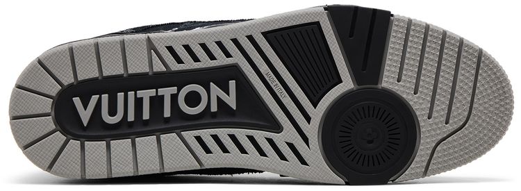 Louis Vuitton Trainer Black Monogram Denim
