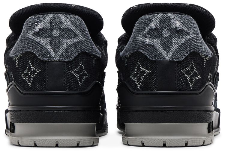 Louis Vuitton Trainer Black Monogram Denim