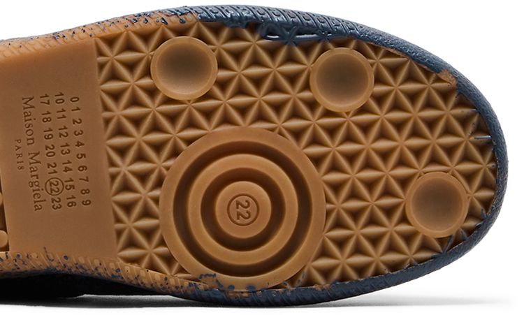 Maison Margiela Replica Low Paint Splatter   Black Pewter