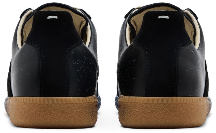 Maison Margiela Replica Low Paint Splatter   Black Pewter
