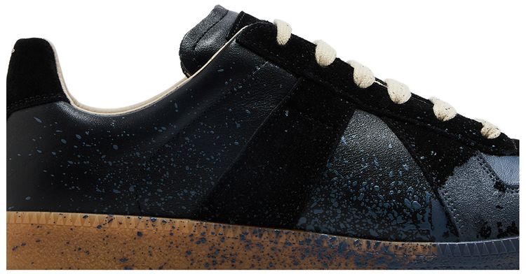 Maison Margiela Replica Low Paint Splatter   Black Pewter