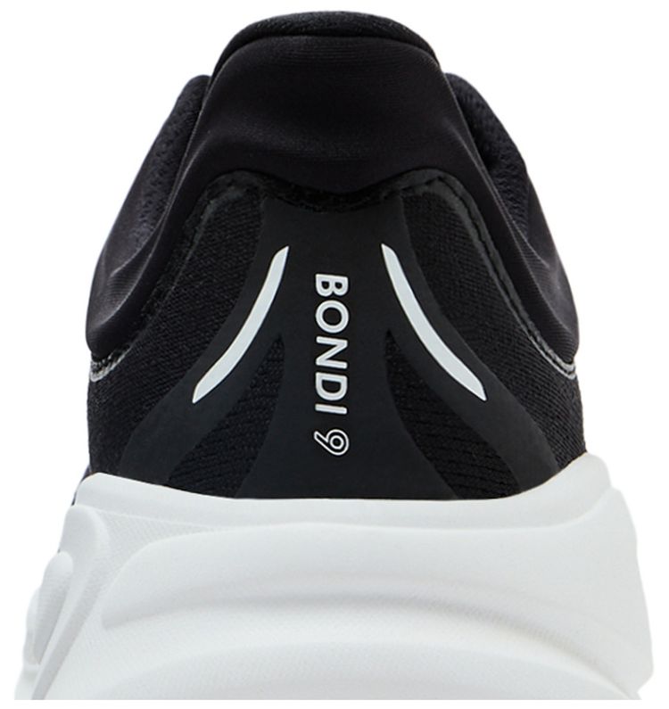 HOKA Bondi 9 Black White