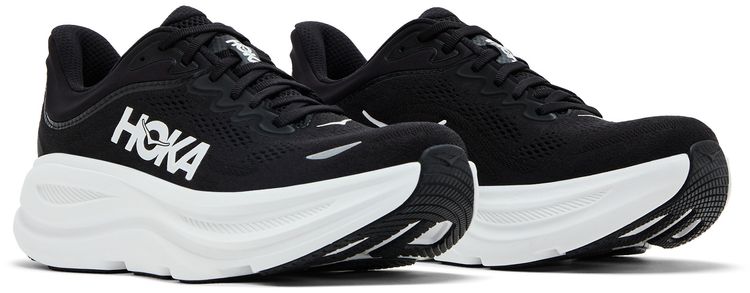 HOKA Bondi 9 Black White