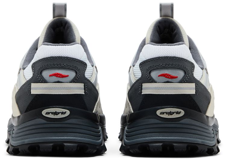 Saucony Grid Aura X Grey Pack   White Silver