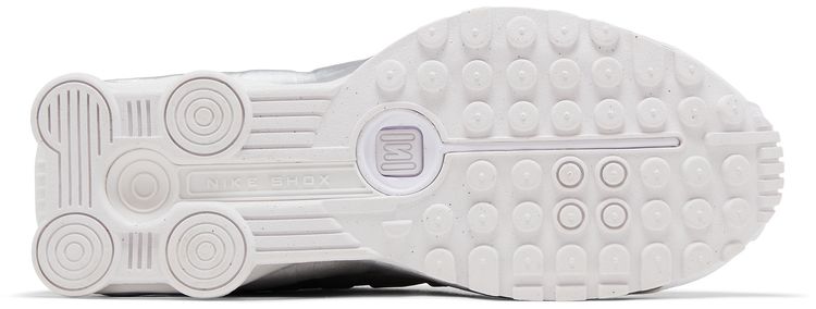 Nike Shox R4 GS White Metallic Silver 2025
