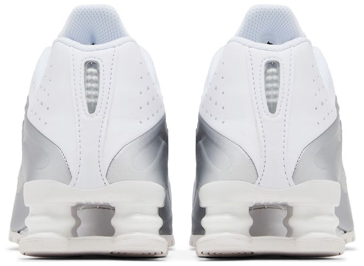 Nike Shox R4 GS White Metallic Silver 2025