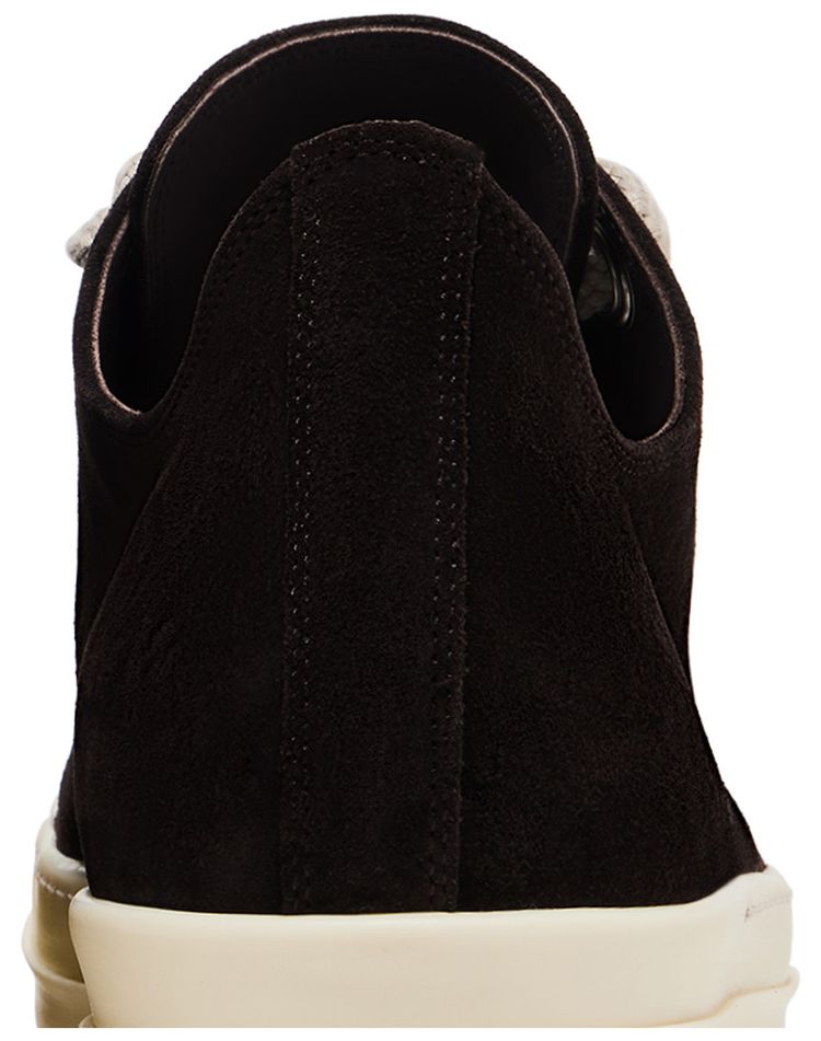 Rick Owens Hollywood Jumbo Laced Low Mahogany